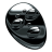 Maschera Viola a 48x48 pixel