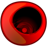 Vaso Plastica Rosso a 96x96 pixel
