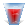 Cestino Pieno Liquido a 96x96 pixel