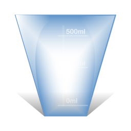 Cestino Vuoto Liquido a 256x256 pixel