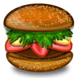 Panino Hamburger a 256x256 pixel