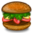 Panino Hamburger a 48x48 pixel