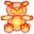 Orso Di Fuoco a 32x32 pixel