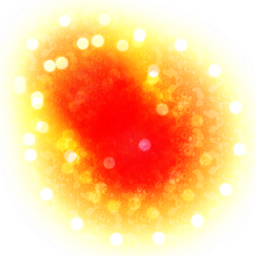 Sole Atomo a 256x256 pixel