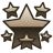 Six Stars a 48x48 pixel