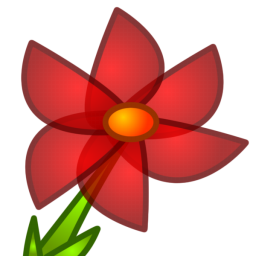 Fiore Rosso a 256x256 pixel