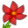 Fiore Rosso a 32x32 pixel