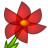 Fiore Rosso a 48x48 pixel