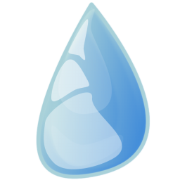 Goccia Acqua a 256x256 pixel