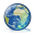 Mondo Terra Globo Terrestre a 32x32 pixel