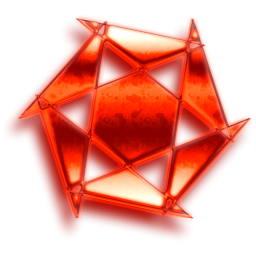 Gioiello Prezioso Rosso a 256x256 pixel