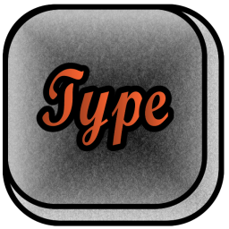 Bottone Type a 256x256 pixel