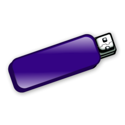 Chiavetta Usb Viola a 256x256 pixel