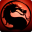 Mortal Kombat Logo a 32x32 pixel