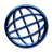 Rete Circolare Blu a 48x48 pixel
