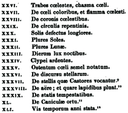 Un passo da libro 37 delle Naturalis Historiae di Plinio il Vecchio nella sezione Historiarum Mundi Elenchos