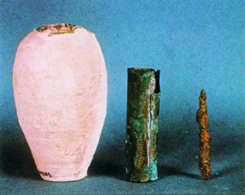 Componenti di un vaso di Baghdad