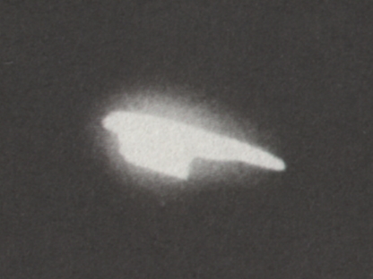 Una delle foto scattate dal signor Bernard all'UFO