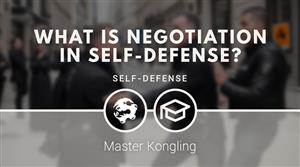 What is negotiation in self-defense?
