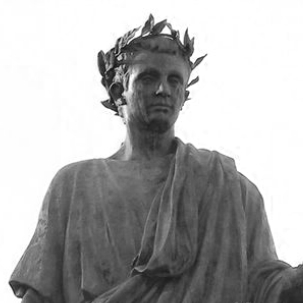 Statua di Orazio a Venosa, città natale del poeta