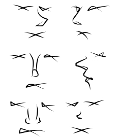 Disegnare il naso di un personaggio maschile - Figura 2