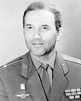 Il pilota Dobrovolsky, uno dei defunti