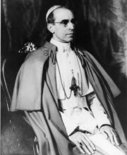 Il papa Pio XII