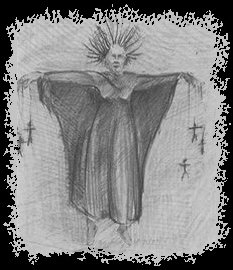 Un disegno della strega di Blair