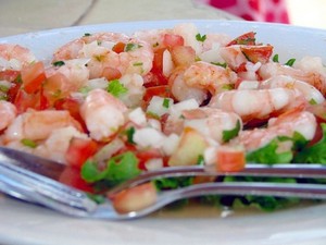 Insalata con gamberetti