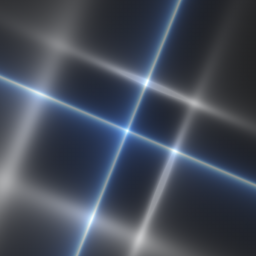 Fascio Laser Azzurro a 256x256 pixel
