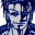 Vampiro Blu a 32x32 pixel