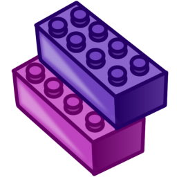 Mattoncini Lego a 256x256 pixel