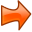 Freccia Arancione a 32x32 pixel