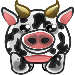 Mucca Mu a 256x256 pixel