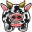 Mucca Mu a 32x32 pixel