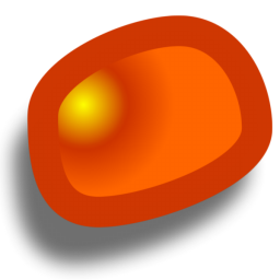 Orange Eye a 256x256 pixel