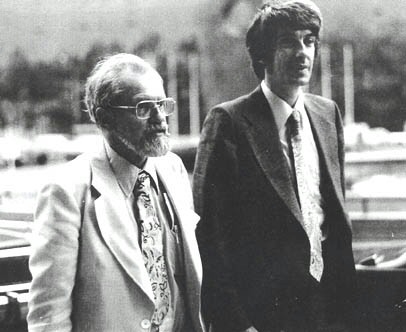 Da sinistra, Allen Hynek e Jacques Vallee