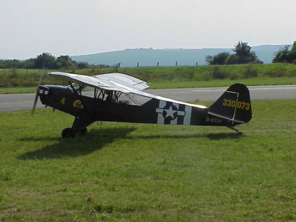 Un modello di Piper, simile a quello pilotato da Marano