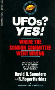 Copertina di "UFOs? Yes!" di David R. Saunders