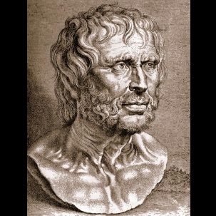 Ritratto di un busto di Seneca