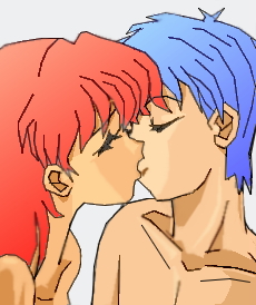 Disegnare un bacio passionale - Figura 2
