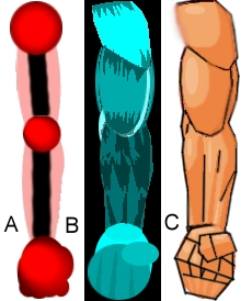 Disegnare un braccio normale - Figura 1
