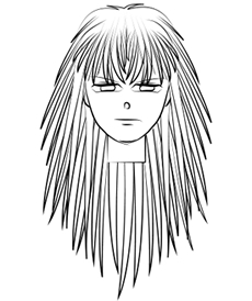 Disegnare capelli lunghi - Figura 2