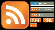 Icone diffuse sul web per indicare feed RSS