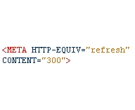 Auto-refresh in HTML