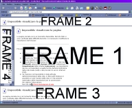 Esempio di inclusione tramite frameset